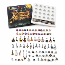 Halloween calendar set with charms